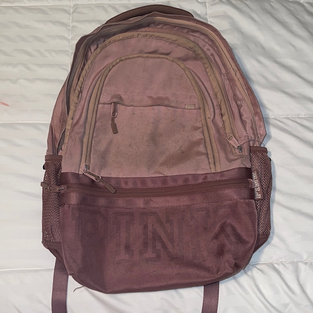 Large Pink Campus Backpack